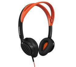 Philips ActionFit SHQ5200 Philips ActionFit SHQ5200 orange on-ear headphones for running