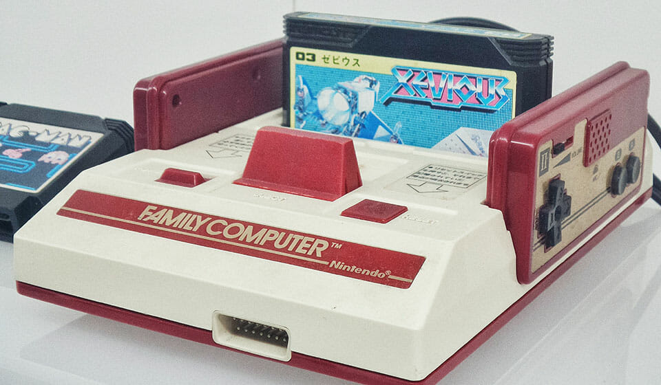 Old Nintendo console Old Nintendo console