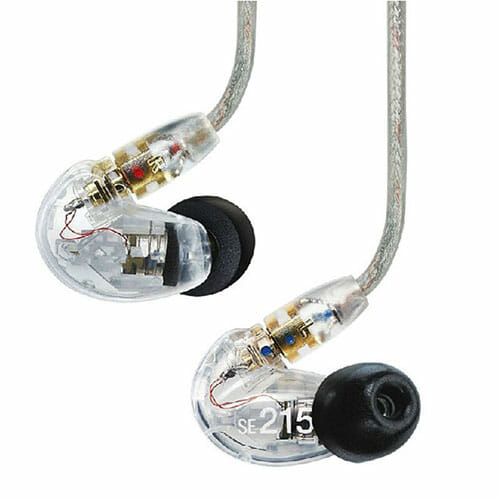 Shure SE215 in-ear headphone example