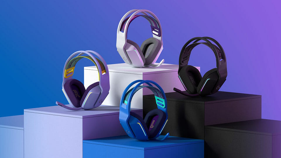 Logitech G733 Lightspeed wireless gaming headsets