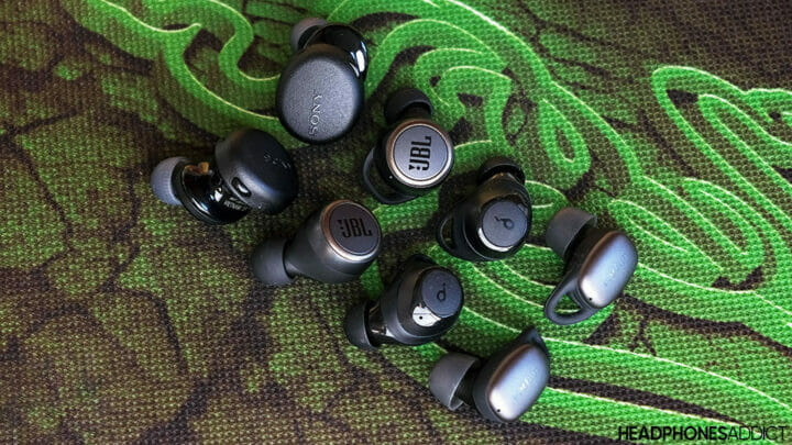 JBL Live 300TWS earbuds sizes