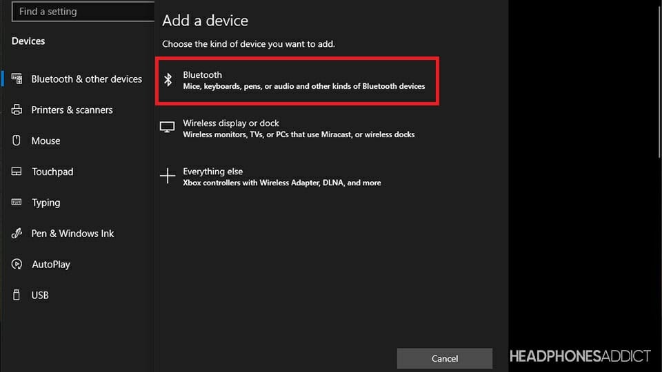 Windows 10 add device
