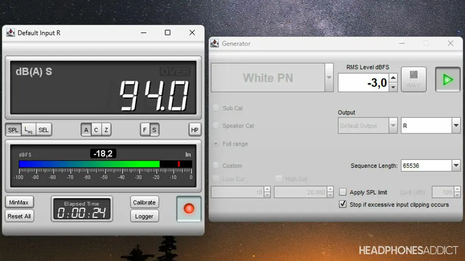 BuddyPhones POP Fun 94db measurement