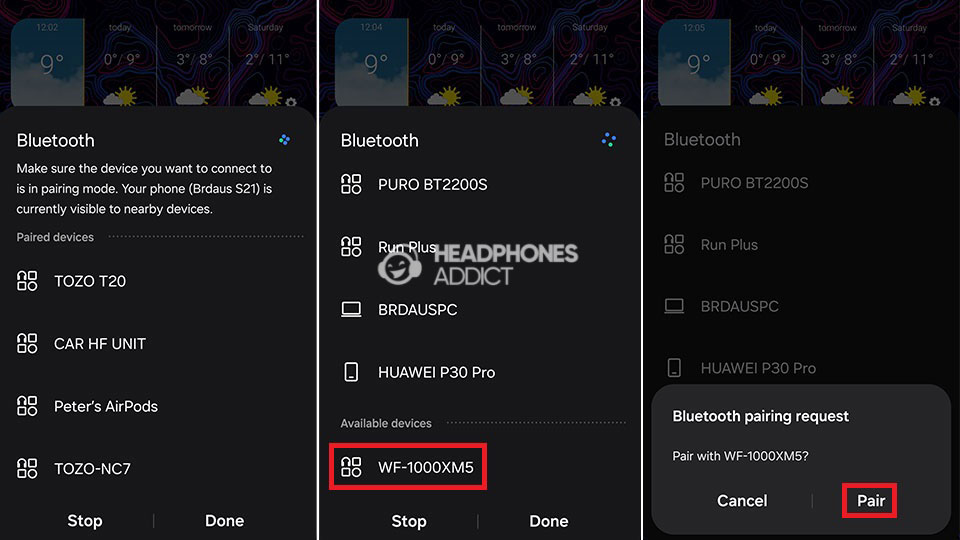 Android Bluetooth searching