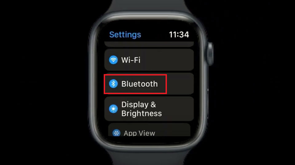 Apple Watch find Bluetooth