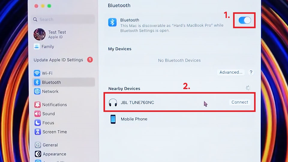 MacOS latest Bluetooth new device