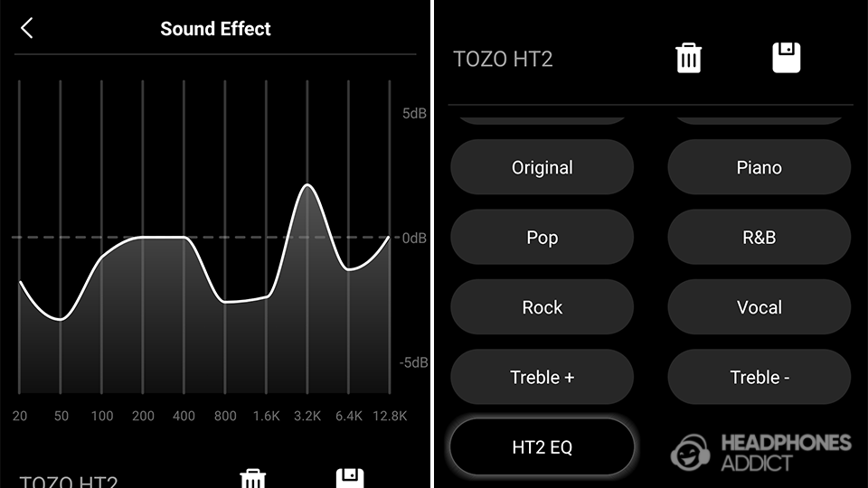 TOZO HT2 custom EQ